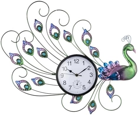 Reloj de pared exterior con termómetro - HOBYLUBY