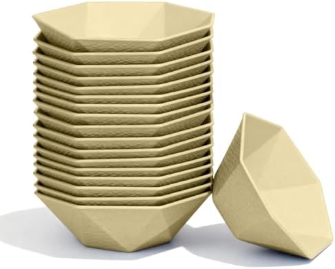 Tazones desechables biodegradables - 18 Count - Hasdock
