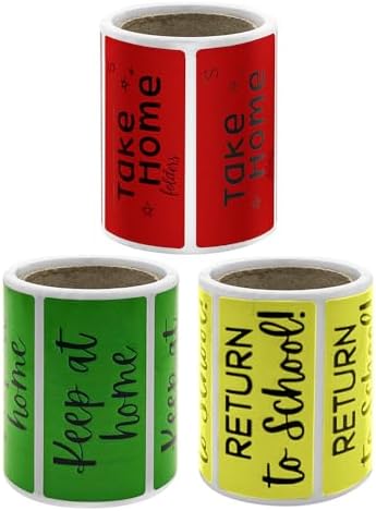 3 rollos de etiquetas para carpetas de tareas para estudiantes - 2.4 x 1.25 pulgadas - pldnhzua