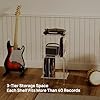 Mesa acrílica para tocadiscos con almacenamiento - 30 pounds
