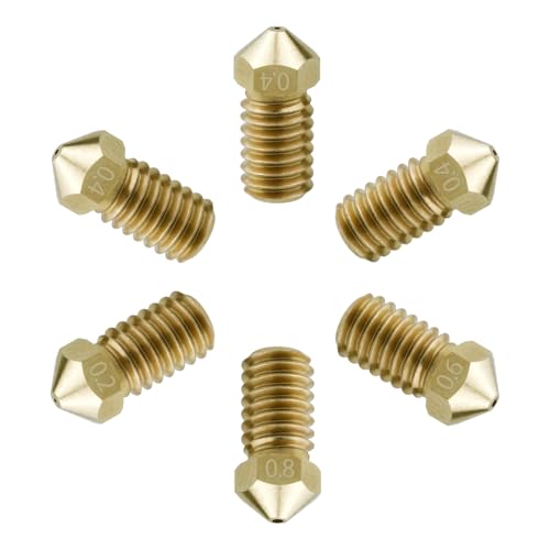 Set de boquillas de latón para impresora 3D - 6 piezas - Xirbbo