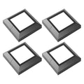Cubiertas para base de poste de terraza - 3 pulgadas - Carkio