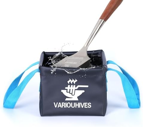 Cubo de agua plegable para cabezales de cepillo de parrilla - Variouhives