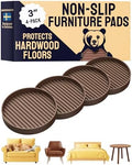 Almohadillas antideslizantes para patas de muebles - 3x3 in - CasterMaster