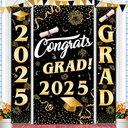 Decoración para graduación - 71 x 35 pulgadas - Flaircave
