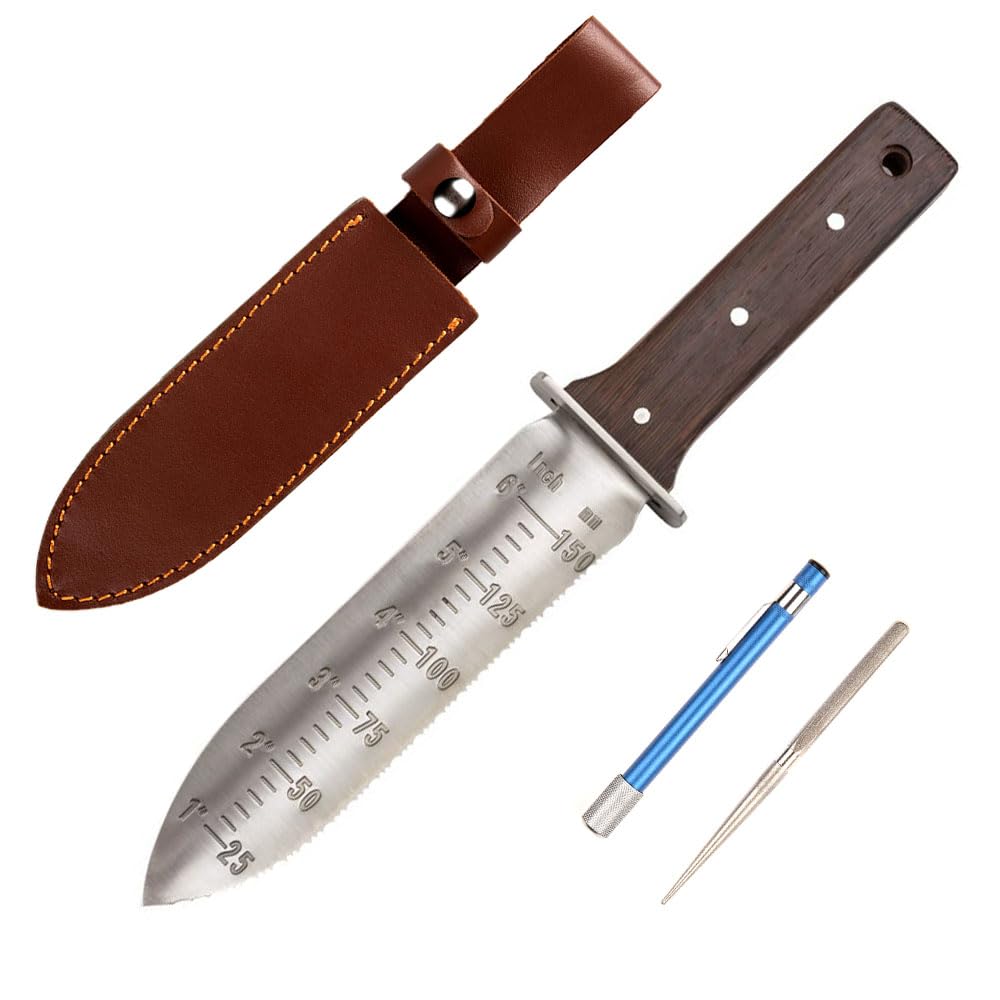 Cuchillo de jardinería Hori Hori con funda - CIELCERA