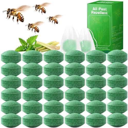 Repelente natural para avispas y abejas - paquete de 36 - Motrapso