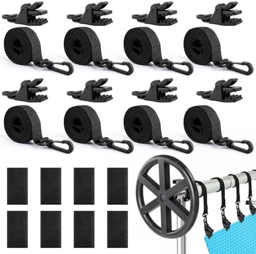 Kit de correa de carrete de cubierta solar para piscina - 66 pulgadas - anforee