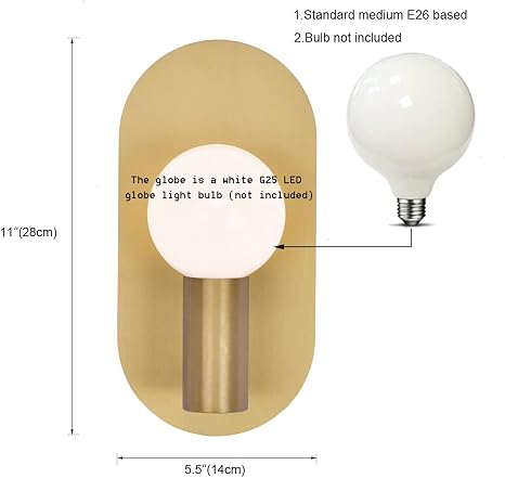 Set de apliques de pared decorativos - 110V