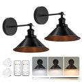 Set de apliques de pared inalámbricos a batería - 2 LED - KELUOLY