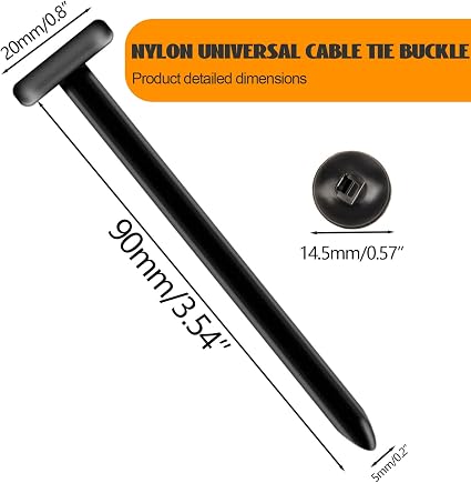 Bridas plásticas resistentes para cables