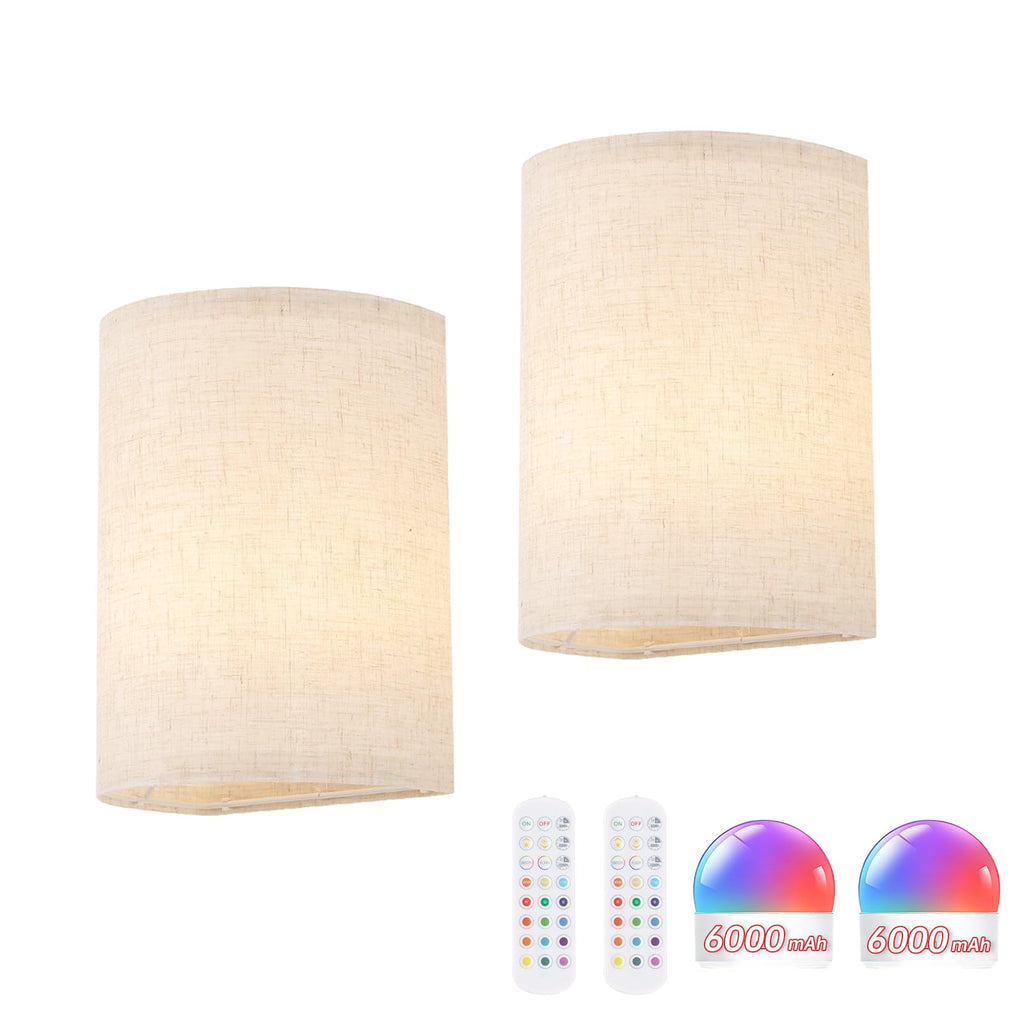Set de apliques de pared decorativos - 6000mAh - Shenmoyl