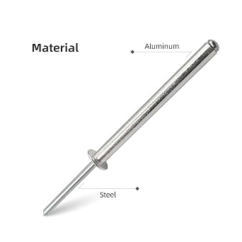Paquete de remaches ciegos de aluminio - 40 piezas
