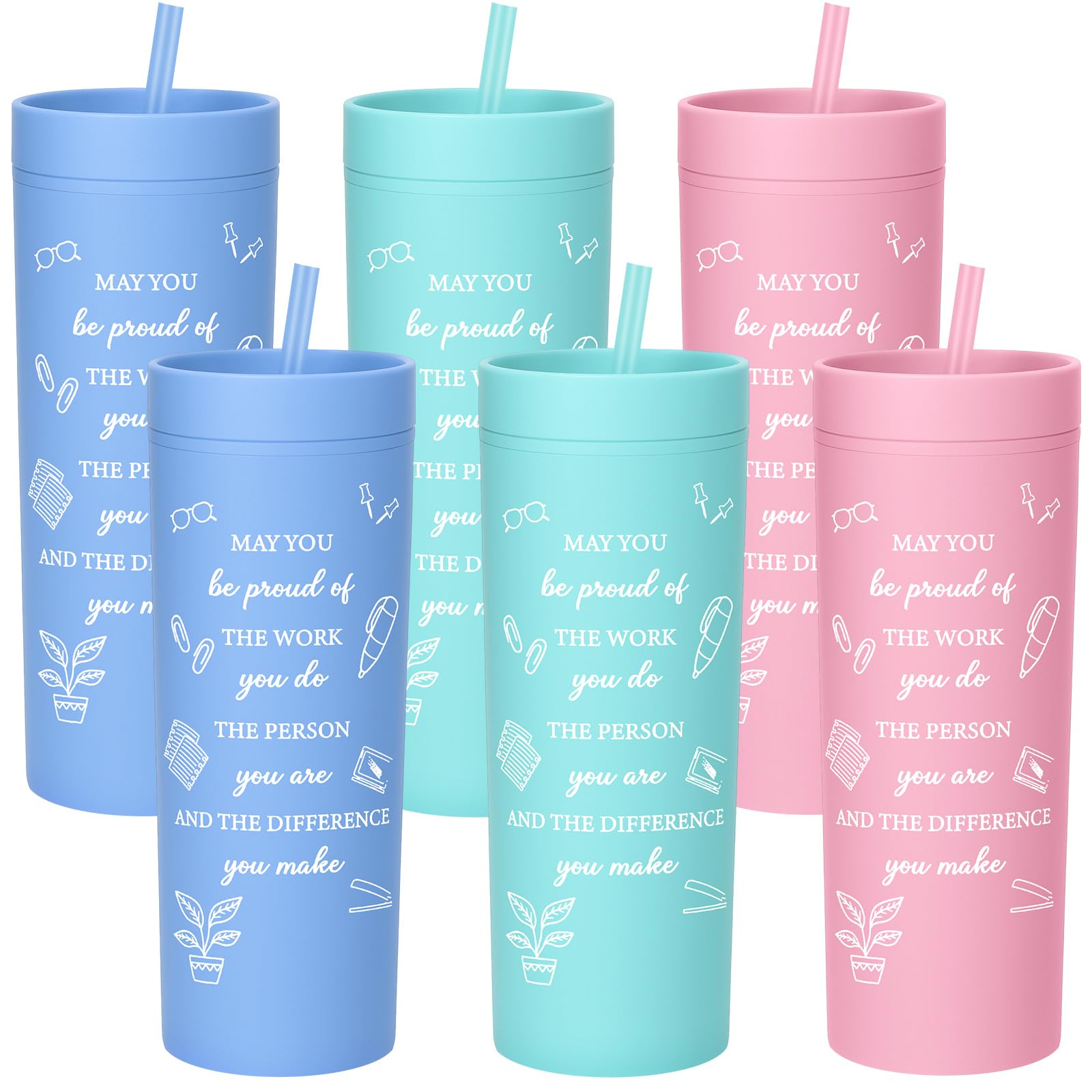 Set de vasos decorativos para regalo de maestros - paquete de 6 - Bokon