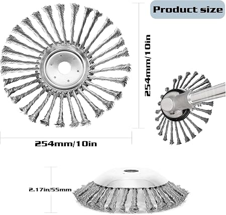 Cabezal cortador de alambre para desbrozadora - 10 pulgadas