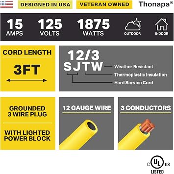 Lámpara decorativa o luz LED - 3 Foot