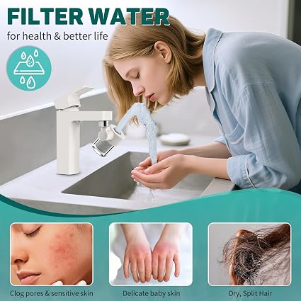 Filtro de agua giratorio para fregadero