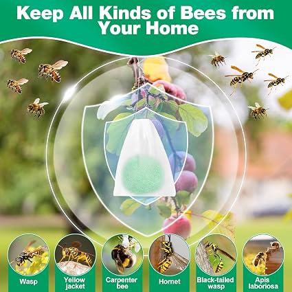 Repelente natural para avispas y abejas - paquete de 36