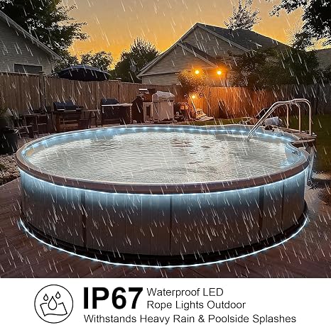 Guirnalda de luces LED para exterior - paquete de 2