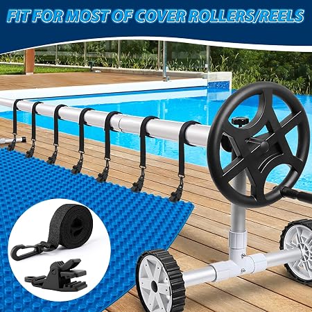 Kit de correa de carrete de cubierta solar para piscina - 66 pulgadas