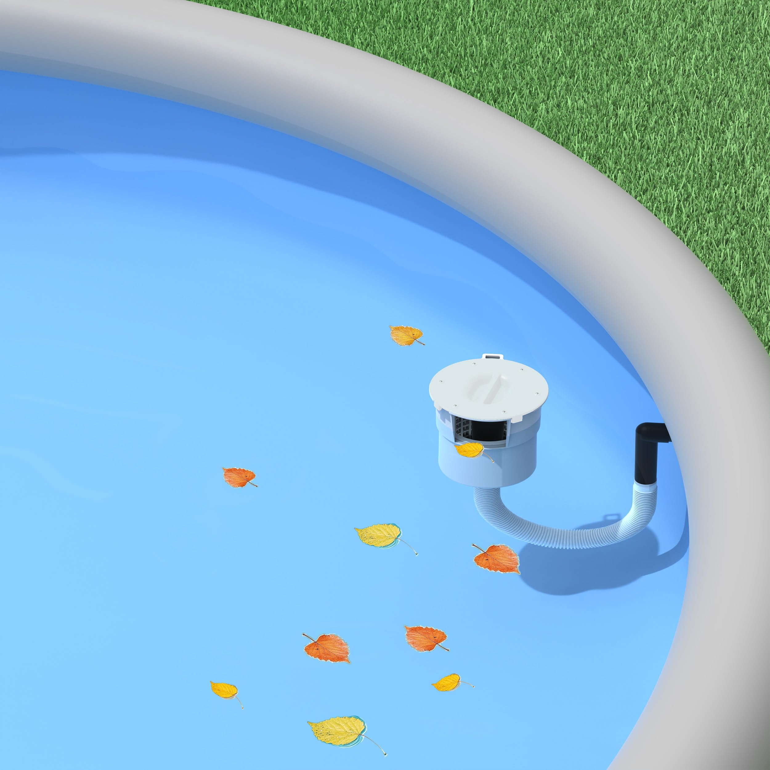 Skimmer flotante de superficie para piscina - 10 piezas - Valdorena