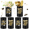Set de floreros metálicos decorativos para centro de mesa - 6 piezas - Domensi