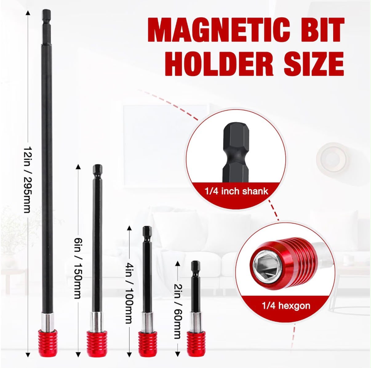Extensiones magnéticas para brocas de taladro - 2/4