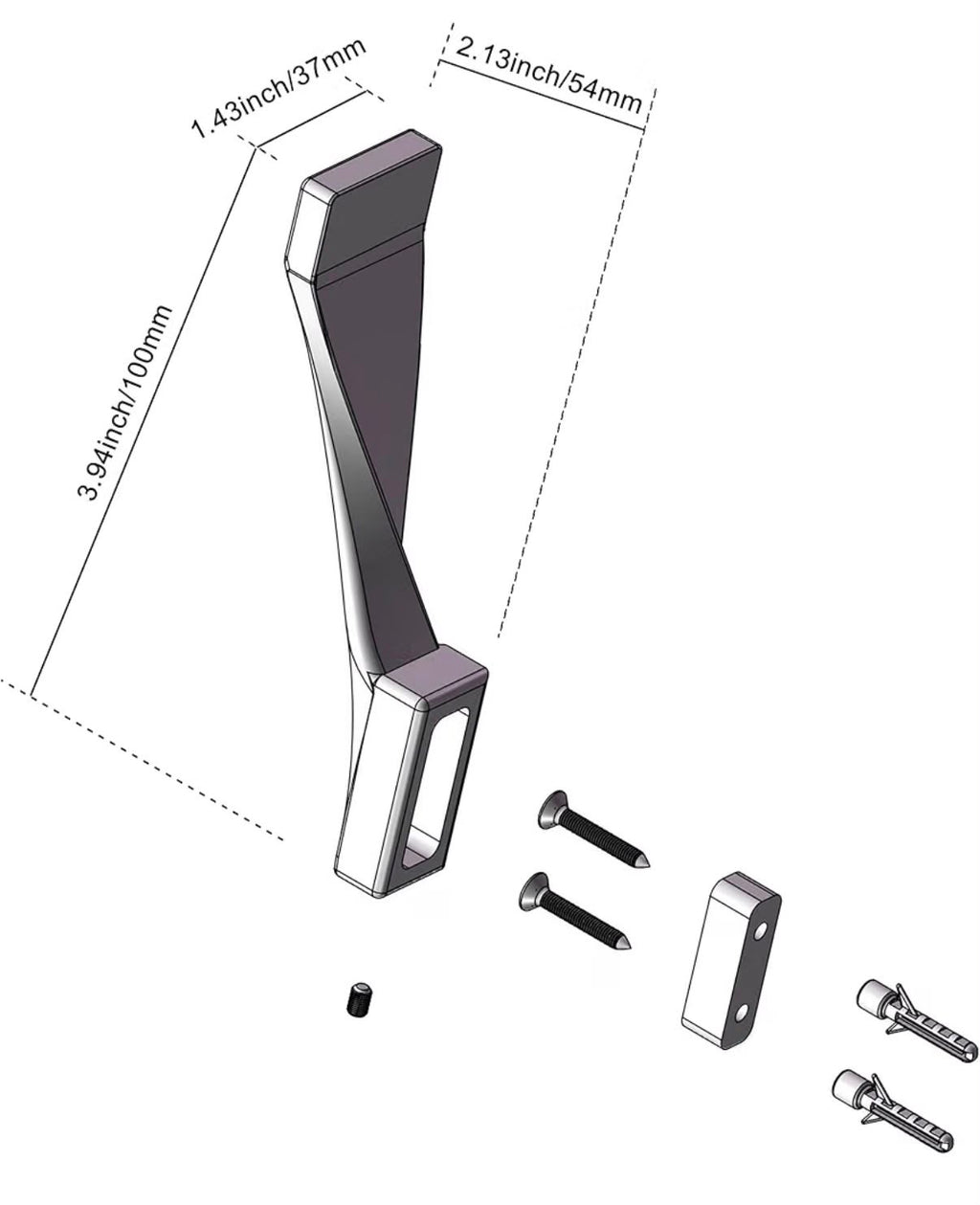 ganchos para bata de baño - 1 piezas